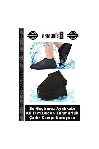 Su Geçirmez Ayakkabı Kılıfı M Beden Yağmurluk Çadır Kampı Koruyucu