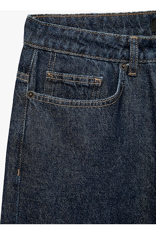Koton Pamuklu Normal Bel Cepli Loose Fit Jean Pantolon Raw 7wam40207nd 63x
