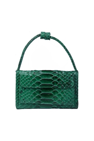 Wondernest Bayanlar Yılan Doku Baskı Debriyaj Çanta Zincirli Uzun Kolay Kullanım Crossbody Çanta Gri Gri