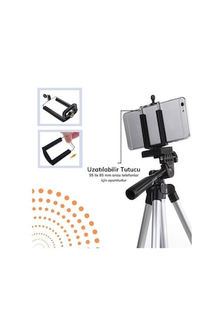 Buffer Taşıma Çantalı 130 Cm Profesyonel Kamera Tripod