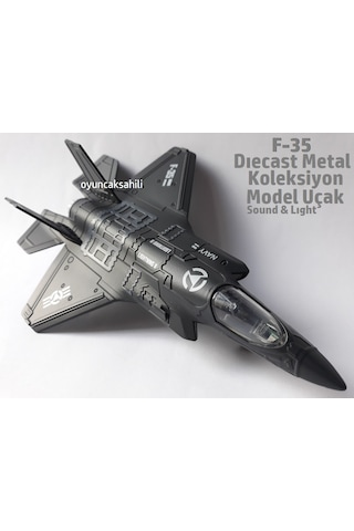 F35 Uçak Amerikan 5. Nesil Savaş Uçağı Metal Model F-35 Oyuncak