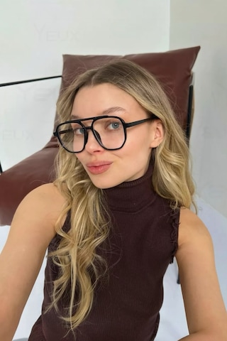 Optik Uyumlu Mavi Işık Korumalı Leopar Çerçeve Camları Değiştirilebilir Gözlük Blue Block Çok Renkli 18827109