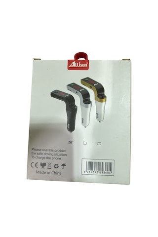 Bluetooth Lu Araç Mp3 Çalar & Çakmaklık Wireless Fm Transmitter Usb Şarjlı