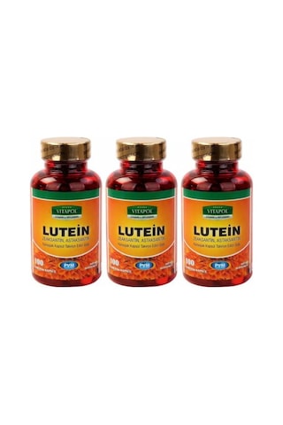 Vitapol Lutein Zeaksantin Astaksin 3X100 Yumuşak Kapsül