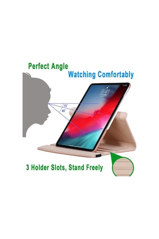 Apple Uyumlu iPad, Air 1 9.7" Kılıf A1474 A1475 A1476 Kılıf 360º Standlı