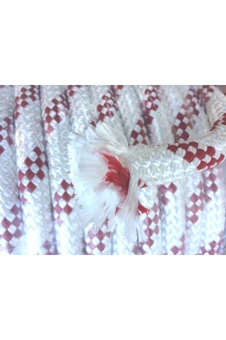 Molhalat 6 MM İskota Halat 100 Metre Parlak Örgülü Polyester Halat