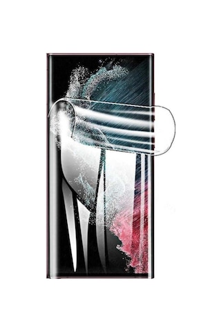 Samsung Galaxy S22 Utra Çizilmelere Karşı Süper Pet Ekran Koruyucu Jelatin