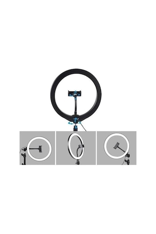Buffer 8inç 20cm Youtube Instagram Tiktok Selfie Stüdyo Video Fotoğraf Ring Light Tripod Led Halk Renk