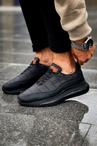 Mn179 - Cst Sporty Runner Erkek Ayakkabı Sıyah Siyah