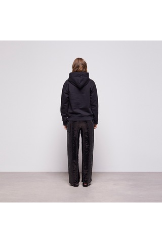 The Kooples Kadın Baskılı Siyah Sweatshırtbaskılıfswe26021k