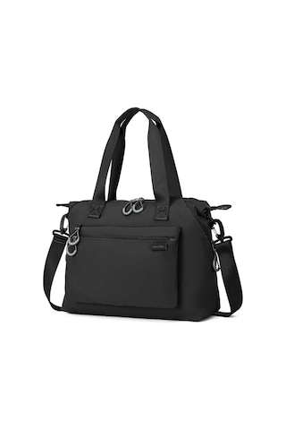 Smart Bags Ekstra Hafif Kumaş Günlük Kadın Omuz Çantası-2022-3139 Siyah