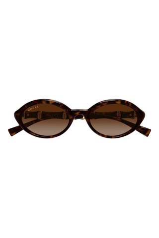 Guccı 2059s 002 51-19 Güneş Gözlüğü Kahverengi