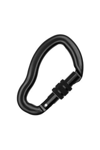 Kong Ergo Screw Sleeve 27kn Kompakt Vidalı Alüminyum D Karabina 783ıa0nnnkk Siyah