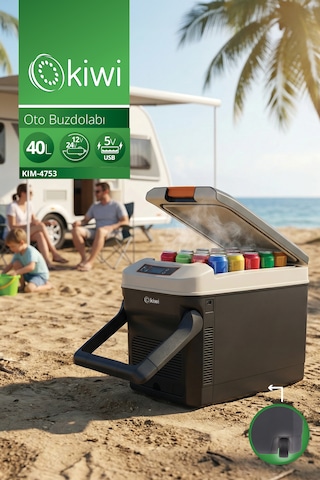 Kiwi KIM-4753 Oto Buzdolabı 40 L