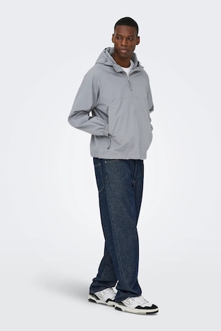 Only & Sons Erkek Mont 22036737 Gri Gri