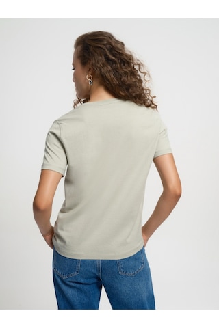 Loose Fit Kadın Tshirt K.kol Yeşil
