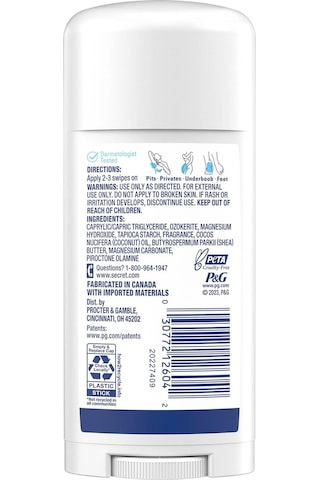 Secret Whole Body Fresh Lilac + Waterlily Alüminyumsuz Tüm Vücut Stick Deodorant 68gr