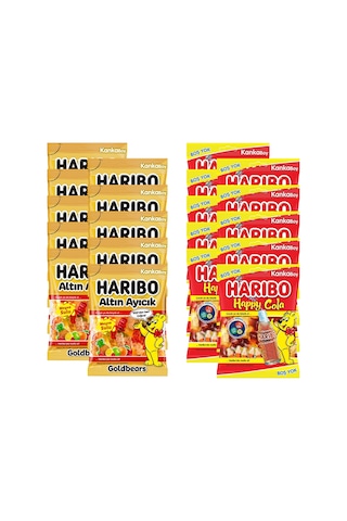 Haribo Altın Ayıcık ve Happy Cola Şekerleme 20 x 80 G
