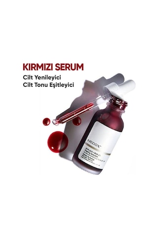 Nedox Cilt Yenileyici Cilt Tonu Eşitleyici Kırmızı Peeling Serum 30 ML