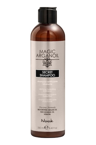 Nook Magic Arganoil Secret Argan Keratin Macadamia Yağlı Onarıcı Parlaklık Veren Şampuan 250 ML