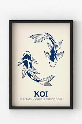 Tr Fish Bowl Kırmızı Balıklar Fovizm Sanatsal Poster - Afiş - Dekoratif Duvar Poster Diğer