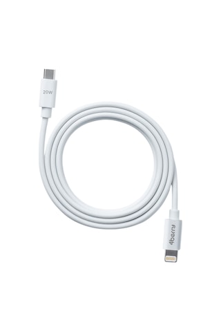 4berry Eco-clt Beyaz Usb-c-lightning Kablo 1.2 M, 20 W Hızlı Şarj