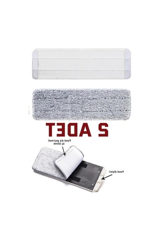 2 Adet Tablet Mop Yedek Bezi, Mop Yedeği