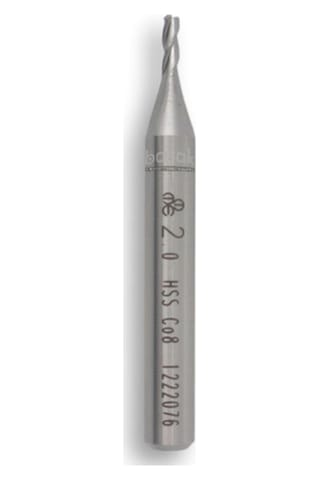 Mte 2 Mm Parmak Freze Hss-co8 Dın 844/b-n