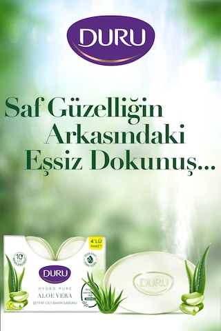 Hydro Pure Aloevera 8 Adet Şeffaf Cilt Bakım Sabunu 8x135 Gr Gluten İçermez Diğer