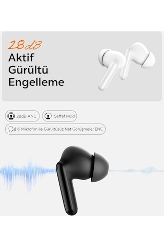 Spigen ASD07886 Audio SA - TW S10 Anc Bluetooth 5.3 Kulak İçi Kulaklık