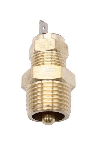 Jeehugo 185-200 Derece Elektrikli Motor Soğutma Fanı Termostati Bakır Malzeme, Altın Renk