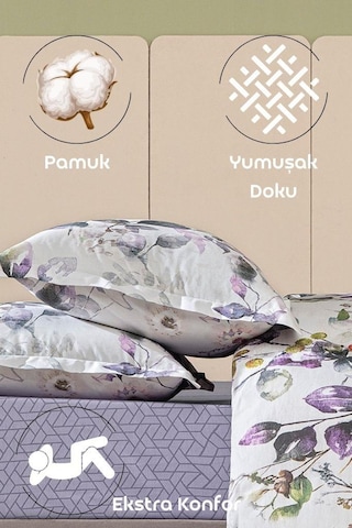 Lavella Yastık Kılıfı Koleksiyonu 2 Parça - Uykuya Açılan Çiçekli Kapı 50x70/ Asorti-6