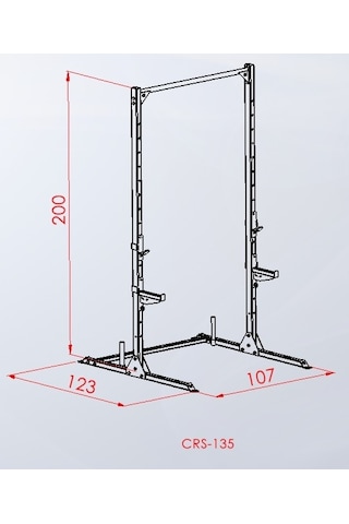 Whiteface CRS-135 Force Squat Rack Çalışma İstasyonu