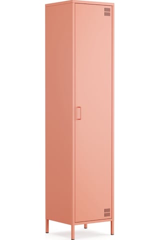 Pera Metal Elbise Dolabı, Soyunma Dolabı, Tek Kapılı, 41,50 X 40 X 189,50 Cm Ral 3022 Somon
