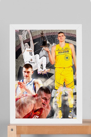 Nikola Jokic All Star Mvp Çerçeveli Tablo - Basketbol Nba Posteri Tablo