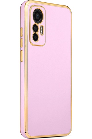 Xiaomi Mi 12 Lite Kılıf Zore Bark Kenarları Altın Renk Kılıf