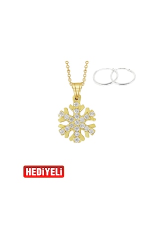 Kar Tanesi Altın Kolye Ucu As1435Gkl Altınsepeti