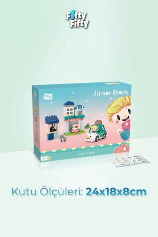 Loz Junior Serisi Doğum Günü Partisi 60 Parça Dekoratif Oyuncak Yapım Seti Yapı Blok Fflz-6004