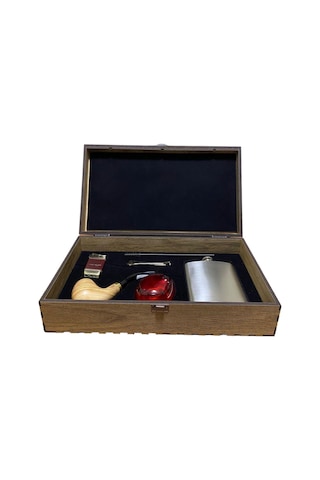 Dapper Zeytin Ağacı 7 Oz Mataralı Pipo Seti 605724-509255