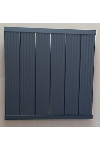 Alüminyum Panel Radyatör Ekol 600x1500 Ral 7016 Antrasit Gri