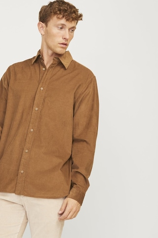 Jack & Jones Jpr Ccregent L/s Uzun Kollu Kadife Gömlek Tarçın