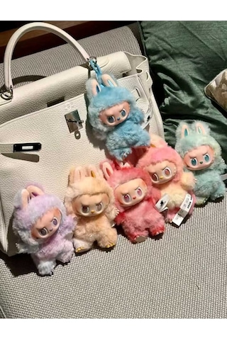 Labubu The Monsters Big Into Energy Serisi Sürpriz Tekli Kutu, Koleksiyonluk Peluş Anahtarlık Çok Renkli