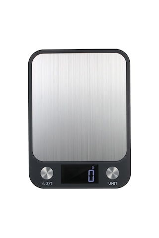 Geeroyoo Su Geçirmez 10kg Hassas Alüminyum Mutfak Terazisi - Lcd Ekranlı Taşınabilir Tartı Siyah