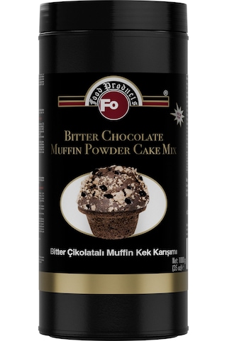 Yumurtasız Bitter Çikolatalı Muffin Kek Karışımı 1 Kg