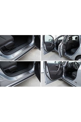 Opel Astra H Hb Krom Kapı Eşiği Tk 2004 Üzeri Paslanmaz Çelik N11.4432