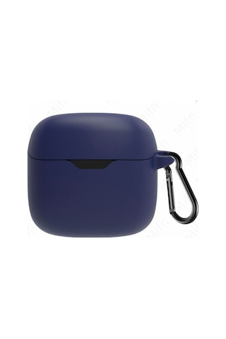 Jbl Tune Flex Kılıf Model Uyumlu Mat Silikon Soft Kancalı Sf7 Siyah