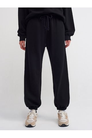 Dilvin Basic Jogger Pantalon  Siyah