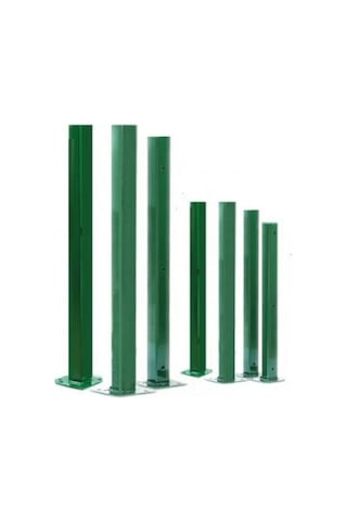 120 Cm Çim Çit Direği. Tutturma Aparatı. Metal Baba. Montaj Aparatları Dahil