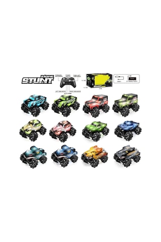 Syr-666-842ca-3-4-5-6-7ca Kumandalı Şarjlı Stunt 4x4 Işıklı Araba