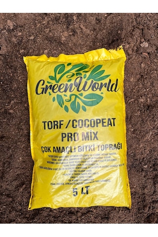 5 Litre İthal Çok Amaçlı Bitki Toprağı Torf Cocopeat Kokopit